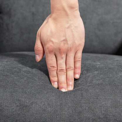 HOMCOM Relaxsessel, Aufstehhilfe, Liegefunktion, bis 200kg, 72,5x94x109cm, Dunkelgrau