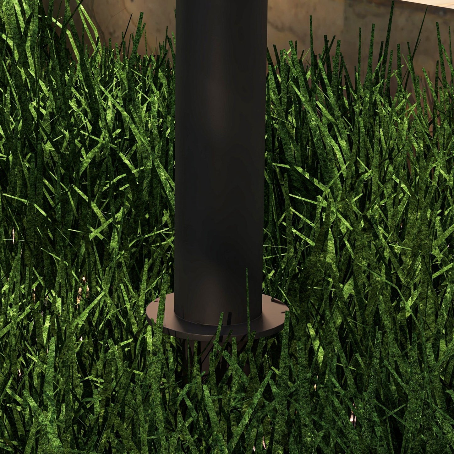 Outsunny Solar Gartenleuchten, wasserdicht, Warmweiß LED, 10-12h Betriebszeit, Schwarz