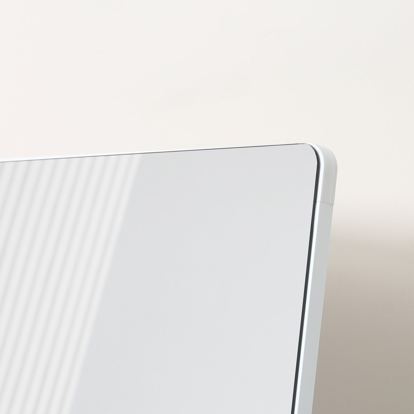 HOMCOM Standspiegel Wandspiegel Ganzkörperspiegel, Aluminium, 45 cm x 37 cm x 158,5 cm, Silber