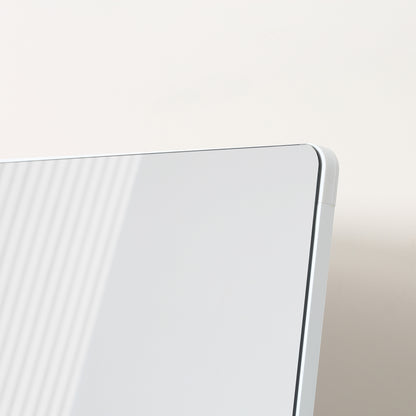 HOMCOM Standspiegel Wandspiegel Ganzkörperspiegel, Aluminium, 45 cm x 37 cm x 158,5 cm, Silber