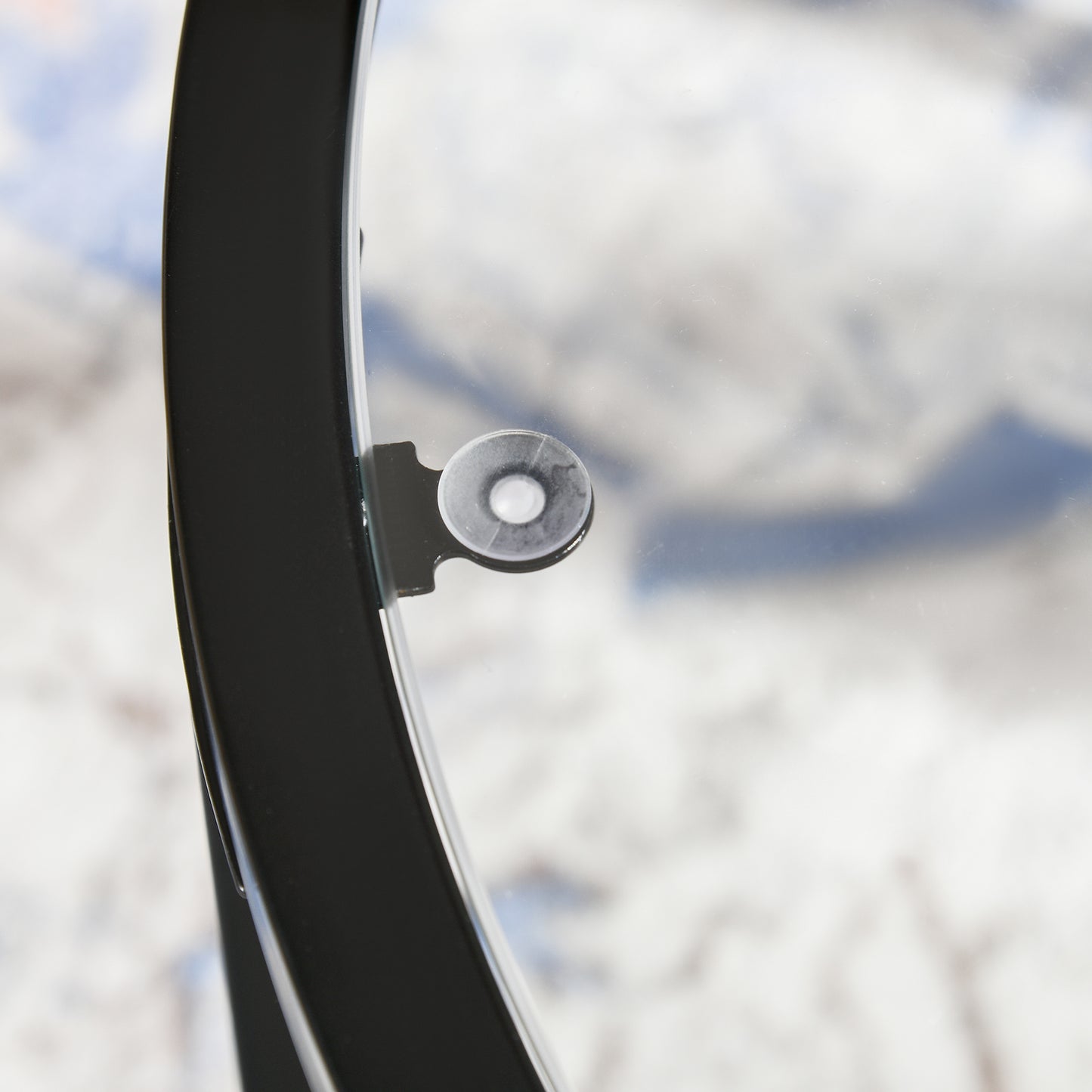 HOMCOM 2er-Set Beistelltische Couchtische Industrie-Design, Glastische, stapelbar, Schwarz + Transparent