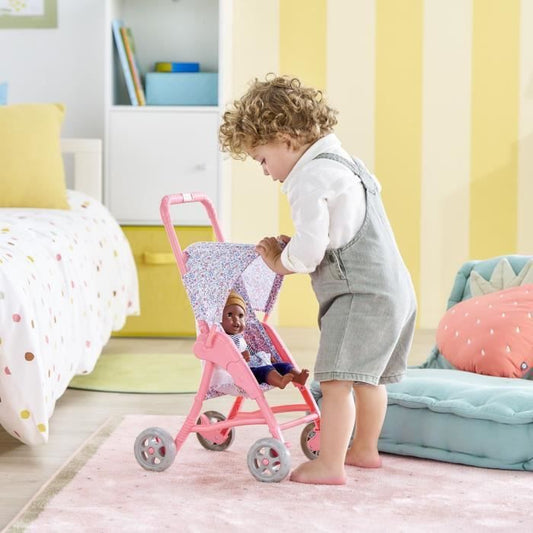 Baby doll accessories - COROLLE - Floral stroller - for 30 cm baby doll - from 18 months