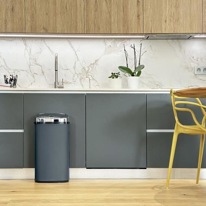 KITCHEN MOVE LARGO Automatic Kitchen Waste Bin - 42 L - 32x25x64 cm - Gray