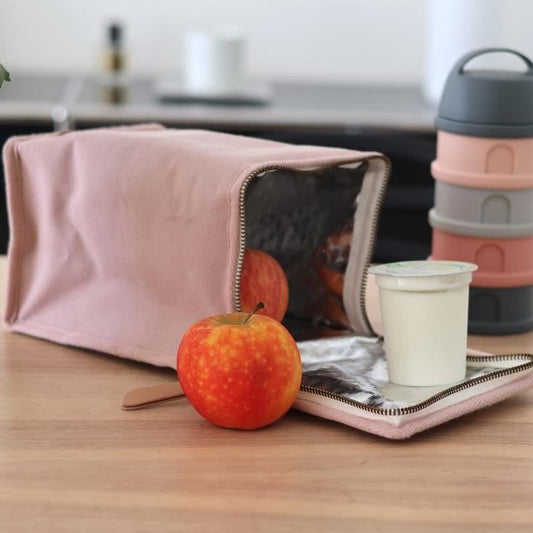 BEABA, Baby meal pouch, insulated, powder pink