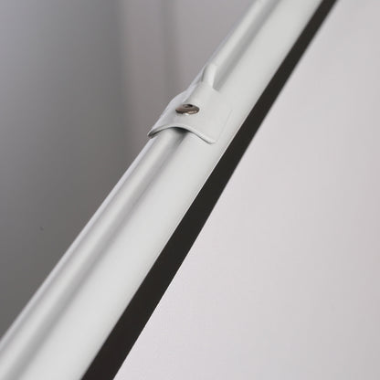 HOMCOM Projektionsleinwand im 4:3-Format, Kinoleinwand, Präsentationsfläche für Zuhause oder Büro, Weiß