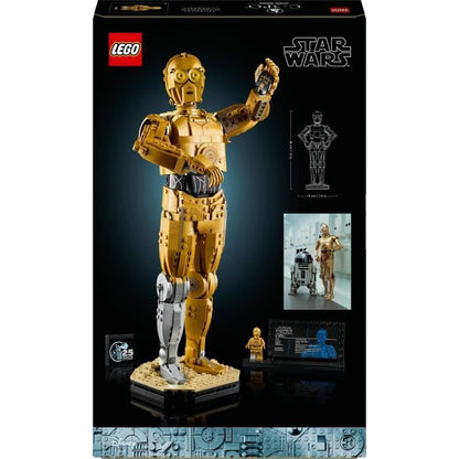 LEGO Star Wars 75398 C-3PO - Droid Figure to Build - Model for Adults