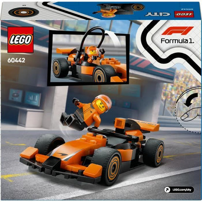 LEGO City 60442 McLaren Racing Car with F1 Driver - Toy for Boys Ages 6 and Up