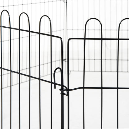 PawHut Welpenauslauf Welpenzaun Laufstall Freilaufgehege Welpengitter 5 Maßen (Maße: 71x61cm)