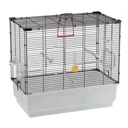 Canary cage - FERPLAST - PIANO 4 - 59 x 33 x 55 cm - Black