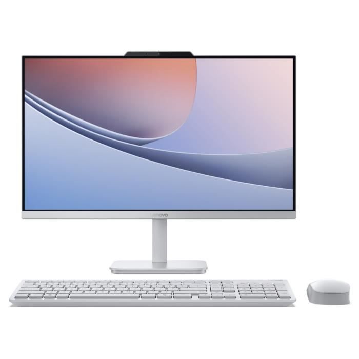 LENOVO Lenovo A100 All-in-One PC | Without Windows - 24 FHD - Core i3-N305 - 16GB - 512GB - Wireless Keyboard + Mouse