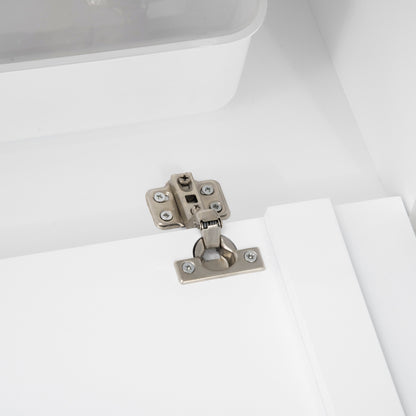 PawHut Katzenschrank mit 2 Regalen 2-in-1 Design Magnettür Weiß