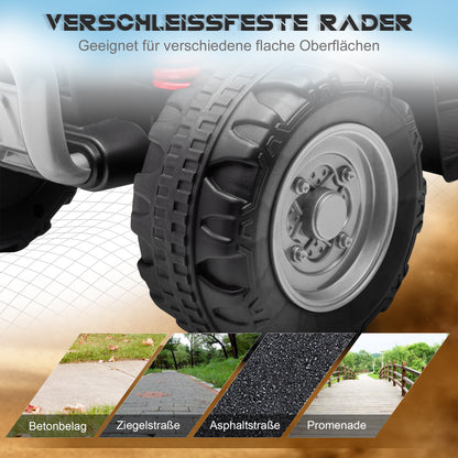 AIYAPLAY Elektroquad, Kinderquad, 2,8 km/h, LED-Scheinwerfer, für 1,5-3 Jahre, schwarz, 65,5 x 38,5 x 43,5cm