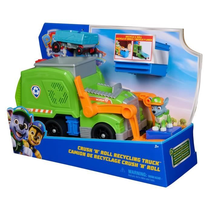 SPIN MASTER TRUCK CRUSH 'N' ROLL ROCKY PAW Patrol