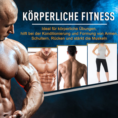 HOMCOM Hantelset 20/30KGS 2-IN-1 Hanteln&Langhanteln verstellbar Gewichtheben für Zuhause Fitness Muskel Rot+Schwarz 21,5 x 21,5 x 3,8 cm