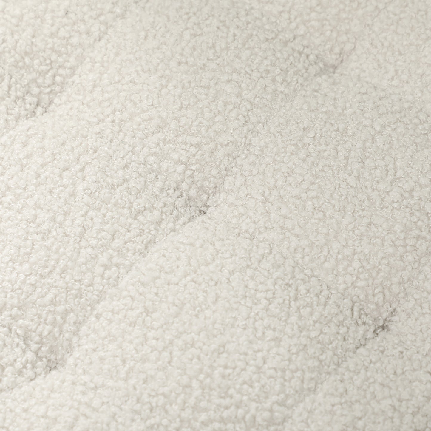 HOMCOM Sitzhocker mit Stauraum, Hocker mit Deckel, Runder Fußhocker, Aufbewahrungsbox, mit Holzbeinen, Weiß