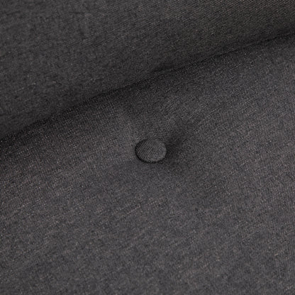 HOMCOM Bodensessel Klappmatratze Schlafmatte, 2-in-1-Design, abnehmbares Kissen, 60 x 80 x 56 cm, Dunkelgrau