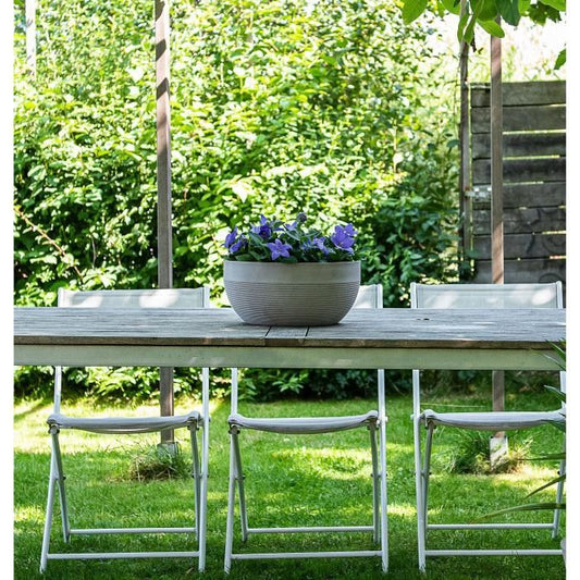 Cup - GARDEN ID - Green Care Impact Blue-Grey - 35 x 16 cm - 10-year guarantee - 100% recycled - UV/frost resistant
