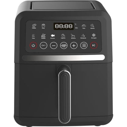 Diet fryer - LITTLE BALANCE - 8725 - Crousty light - 5 L - 1500 W - 12 programs - Black