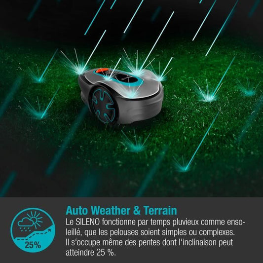 Bluetooth controlled robot mower Gardena Sileno Minimo 500 (15202-26)- 500m²