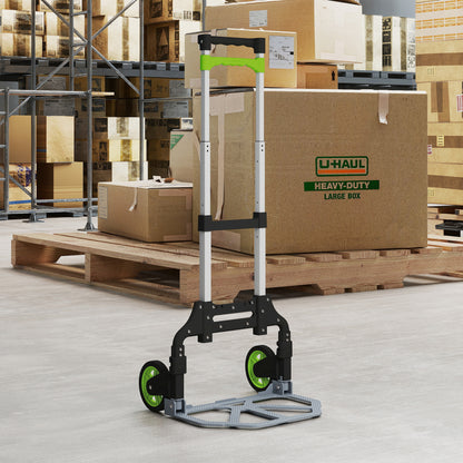 HOMCOM Sackkarre klappbar Aluminium Transportkarre mit Teleskopgriff Höhenverstellbar 100 cm