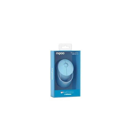 Wireless Mouse - RAPOO - RAMELO AIR 1 - Blue - Silent - Rechargeable - Multimode