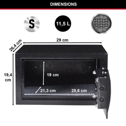Master Lock X041ML 11L - Electronic lock - Ideal for jewelry, identity papers