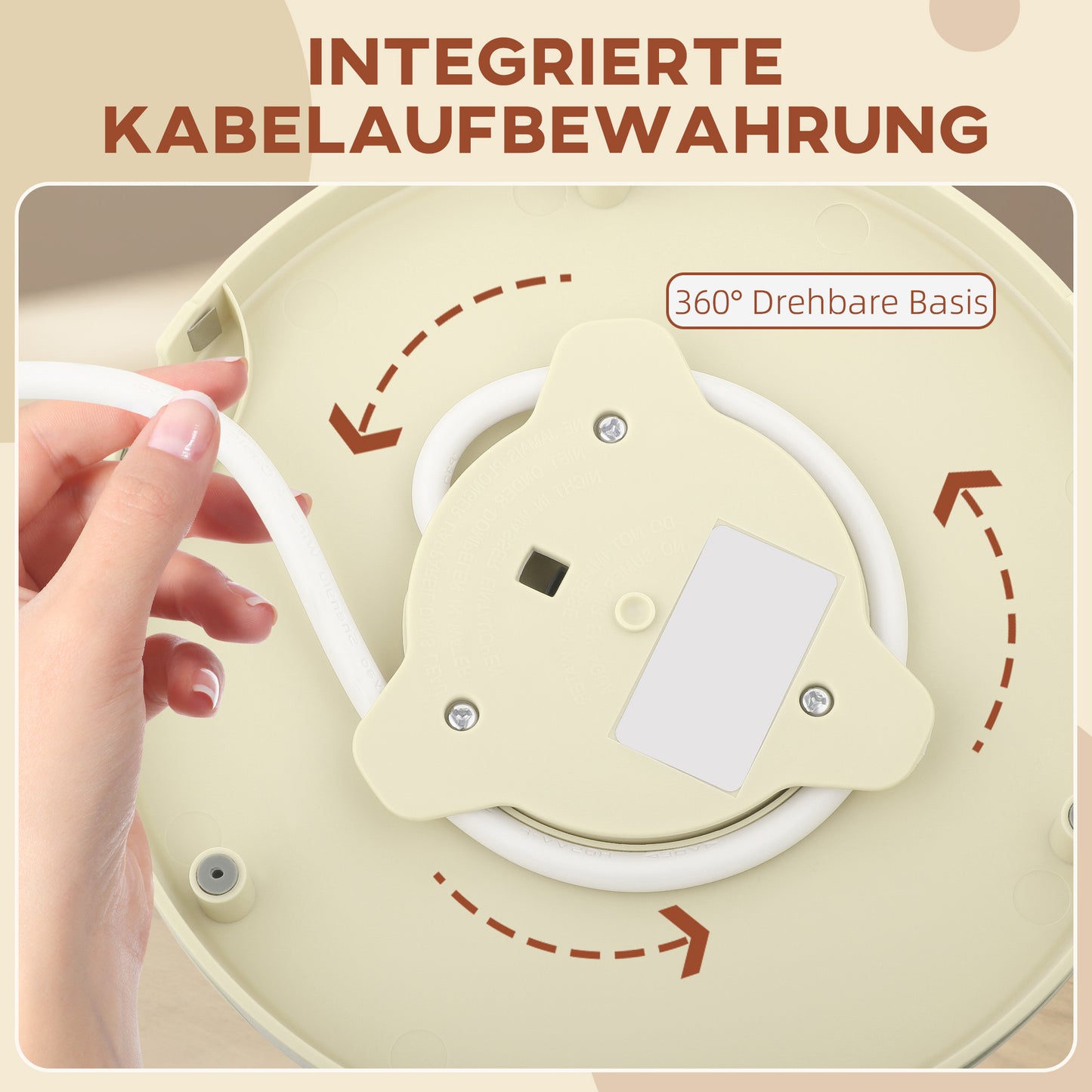 HOMCOM Wasserkocher, 2200W, Sichtfenster, Filter, Schnellkocher, Beige