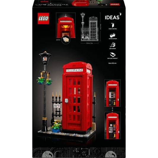 LEGO Ideas 21347 London Telephone Booth Home Decor for Anglophiles