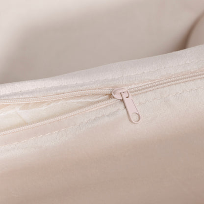 HOMCOM Kindersessel für Kinder 3-5 Jahre, weicher Stoffbezug, Rahmen aus Eukalyptusholz, 50 x 42 x 58cm, hellrosa