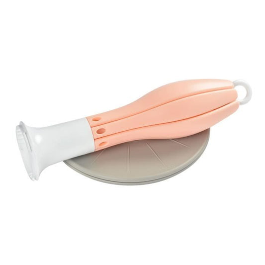 BEABA Drip baby bottles collapsible flower pink
