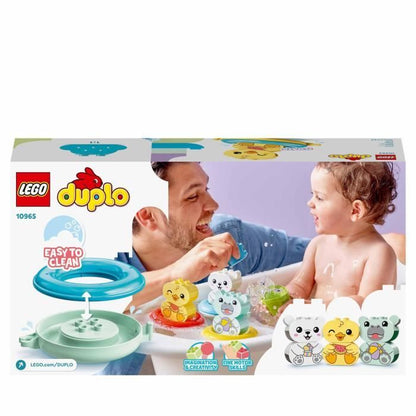 LEGO 10965 DUPLO Bath Toy: Floating Animal Train, Bathtub Set for Babies and Children 1.5+ Years with Duck
