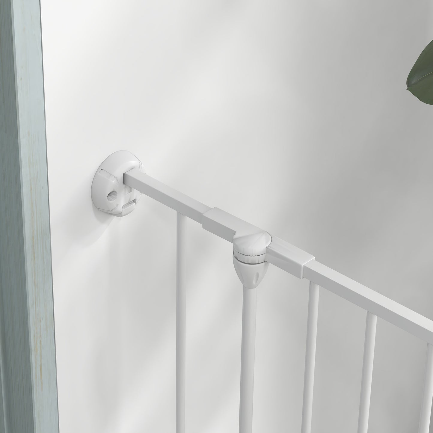 PawHut Welpenauslauf, modulares Design, klappbar, Stahlrahmen, für Innen, vit, 90 x 123 x 102cm