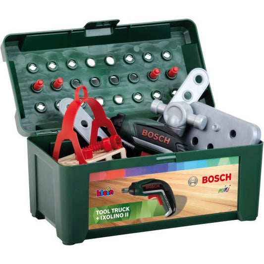 DIY toy - KLEIN - Bosch DIY truck to assemble/disassemble - Construction set with more than 80 pieces.
