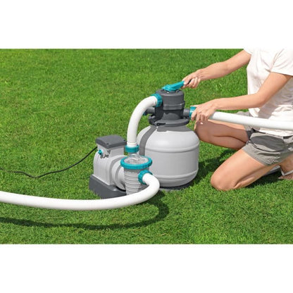 Sand filter / filtration pump for swimming pools up to 54 m3 - Bestway - 8,327 L/h - With pre-filter