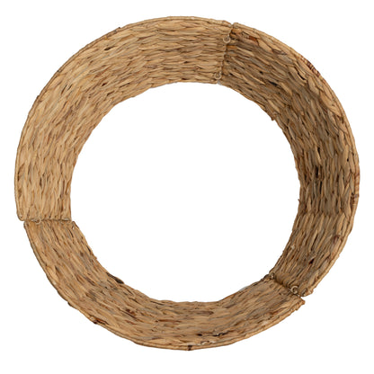 HOMCOM Ständerverkleidung für Weihnachtsbaum, rustikal, Flechtmuster, Wasserhyazinthe, Metallverstärkung