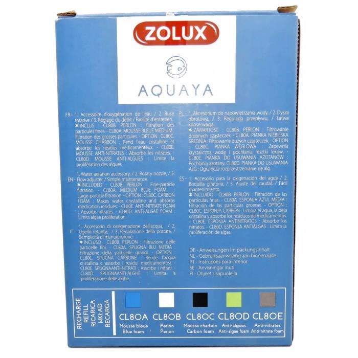 Internal filter - ZOLUX - Classic 80 - 5 W - Aquarium 40 to 80 L - Adjustable flow rate