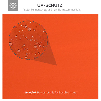 Outsunny Ersatzdach für Gartenpavillons 3x4m Polyester Kaffee