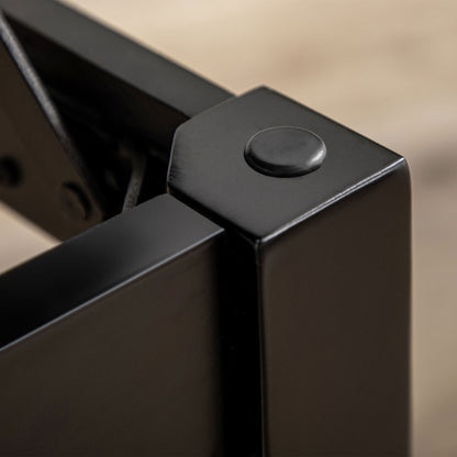 HOMCOM Klavierbank mit versteckten Stauraum, Sitzhocker, höhenverstellbar, Kunstleder, Schwarz