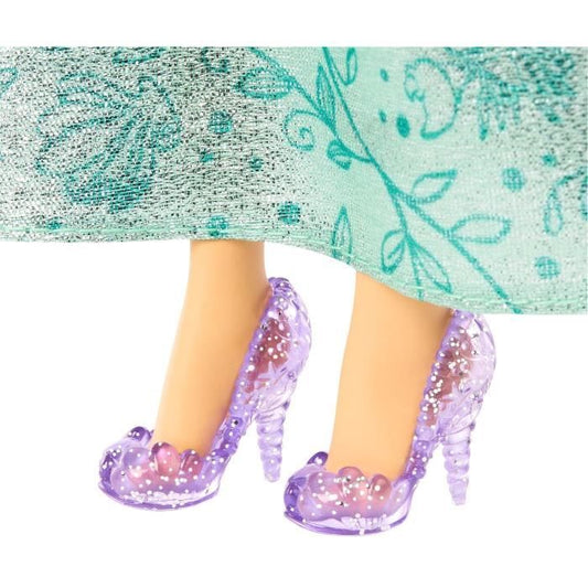 Ariel Doll 29 cm, Mattel Disney Princess Doll Dress Up and Accessories HLW10