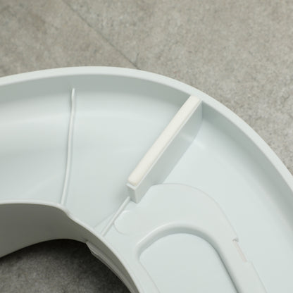 AIYAPLAY Kinder-Töpfchen, 3-in-1, abnehmbarer Aufsatz, Kunstleder-Sitzpolster, max. 50 kg, Grau