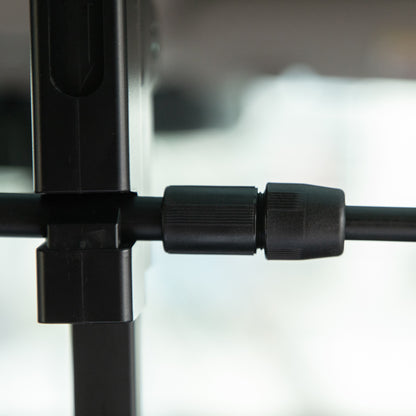 PawHut Hundegitter für den Kofferraum, einfache Montage, robust und formbeständig, Stahl, 150 x 9 x 124 cm