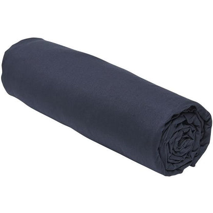 Fitted sheet - TODAY - 160 x 200 cm + 30 cm - Cotton - Organic Navy