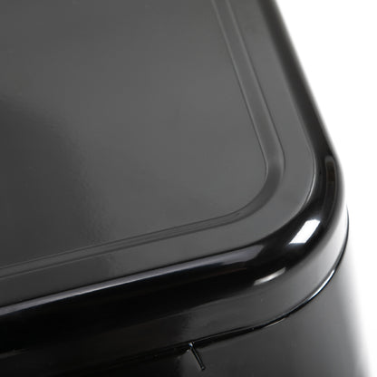 HOMCOM 4er-Set Barhocker aus Metall, für drinnen und draußen, stapelbares Design, Schwarz