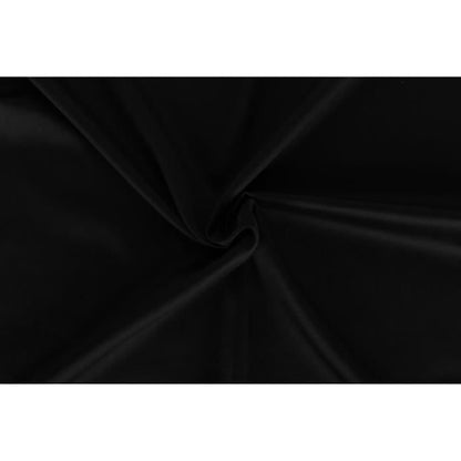 Bedding set - 1 duvet cover 220 x 240 cm + 2 pillowcases 60 x 60 cm - 100% cotton satin - Black