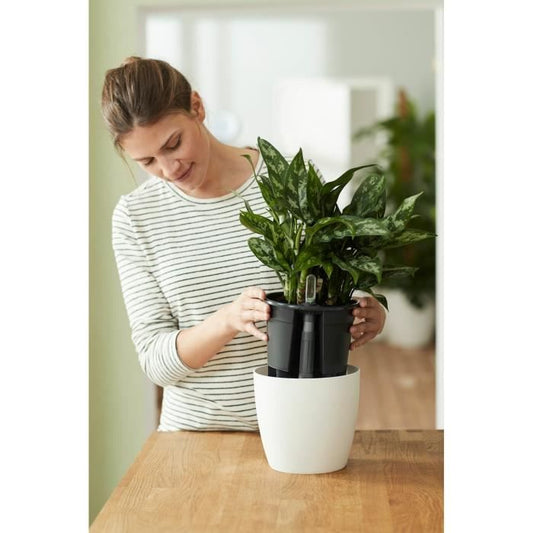 Elho Self-watering Insert Flower pot 33 - Black - Ø 33 x H 31 cm - interior accessories - 100% recycled