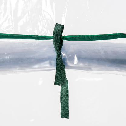 Outsunny Folien-Gewächshaus, Treibhaus, Mini-Gewächshaus, Pflanzenhaus, Frühbeet, 4 Regalfächer, 69 x 50 x 165 cm, Transparent