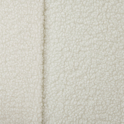 HOMCOM Polsterbank, Bettbank mit Stauraum, belastbar bis 120kg, 102x45x46cm, Cremeweiß