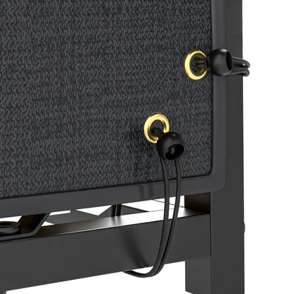 Outsunny Abdeckung für Brennholzregal, 2er-Set, wetterfest &amp; staubdicht, 148 x 62 cm, Schwarz