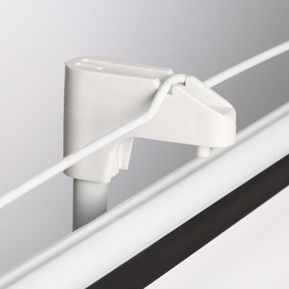 HOMCOM Projektionsleinwand im 4:3-Format, Kinoleinwand, Präsentationsfläche für Zuhause oder Büro, Weiß